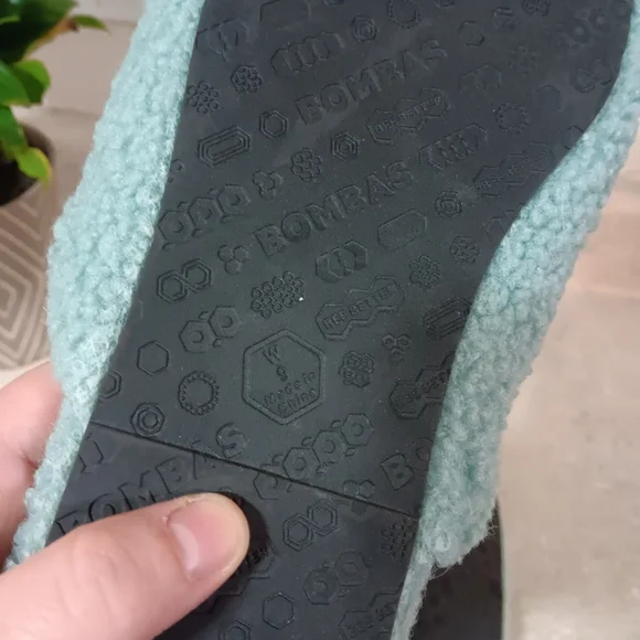 Bombas Women's Sunday Mule Slipper Sherpa Cozy Light Blue Size 9 - Picture 6 of 6